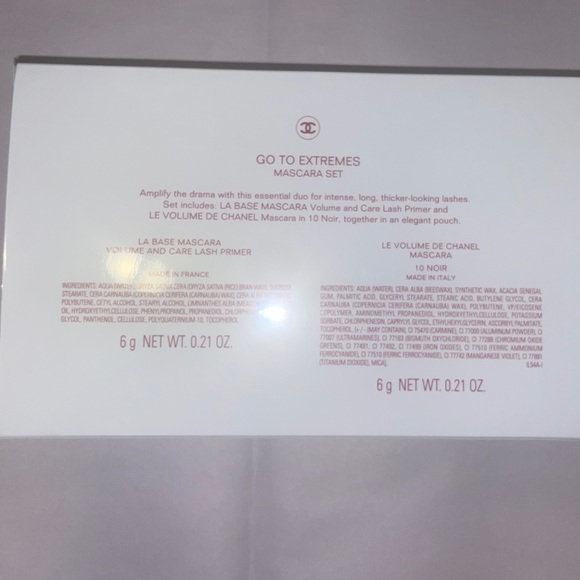 NIB CHANEL Go To Extremes Mascara Holiday Beauty Travel Set Mini Zipper Pouch - Picture 5 of 5